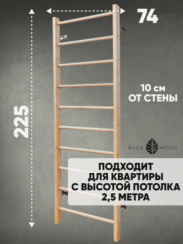 Шведская лестница из бука